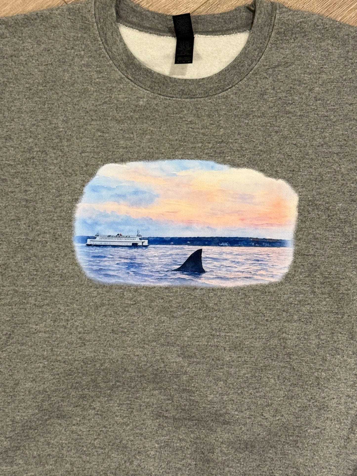 There Are Sharks Among Us Crewneck