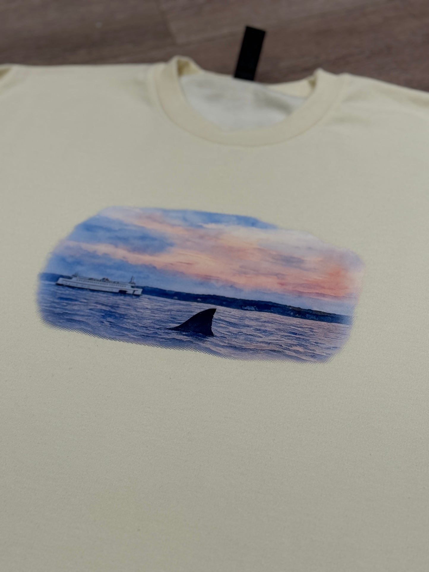 There Are Sharks Among Us Crewneck