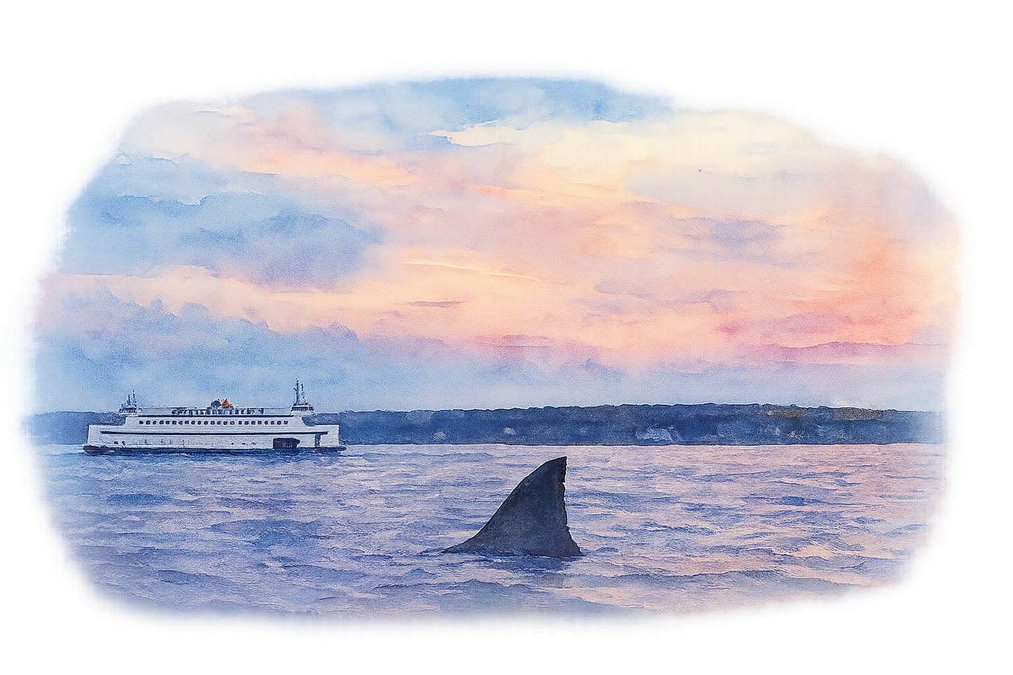 There Are Sharks Among Us Crewneck